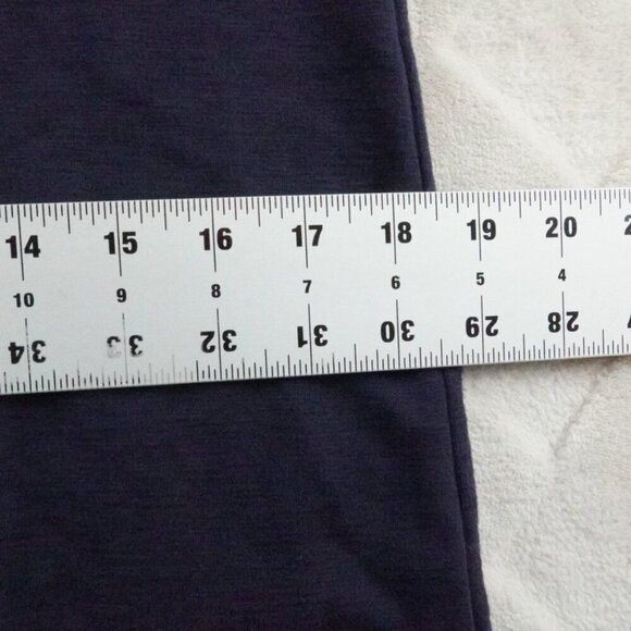 J.Crew Knit Shift Dress Womens 6 Navy Blue & Cream Stripe Career Preppy - Picture 8 of 12